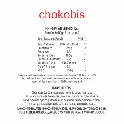KIT C/ 3 LATAS DE CHOKOBIS 100g cada